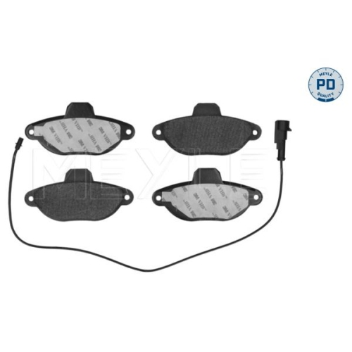 MEYLE Bremsbelagsatz, Scheibenbremse MEYLE-PD: Advanced performance and design.