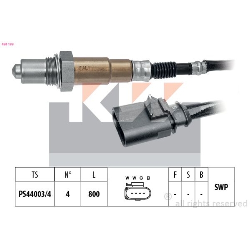 KW Lambdasonde Made in Italy - OE Equivalent