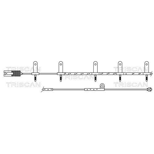 TRISCAN Warnkontakt, Bremsbelagverschleiß