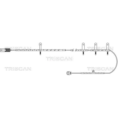 TRISCAN Warnkontakt, Bremsbelagverschleiß