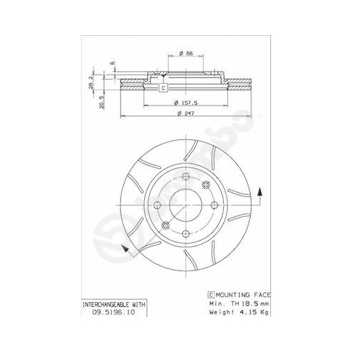 BREMBO Bremsscheibe XTRA LINE - Max