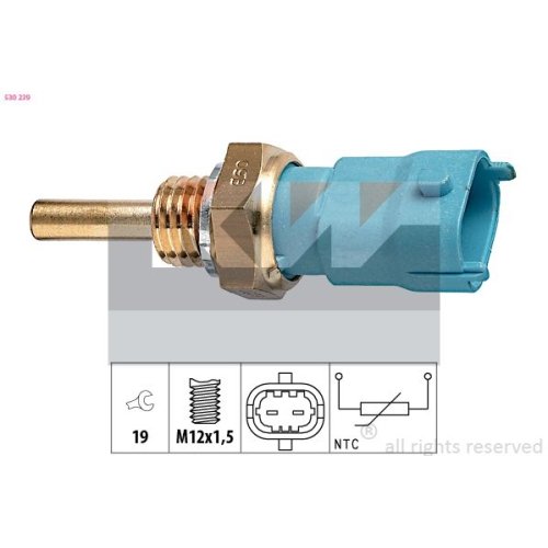 KW Sensor, Kühlmitteltemperatur Made in Italy - OE Equivalent