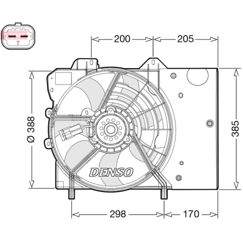 DENSO Lüfter, Motorkühlung