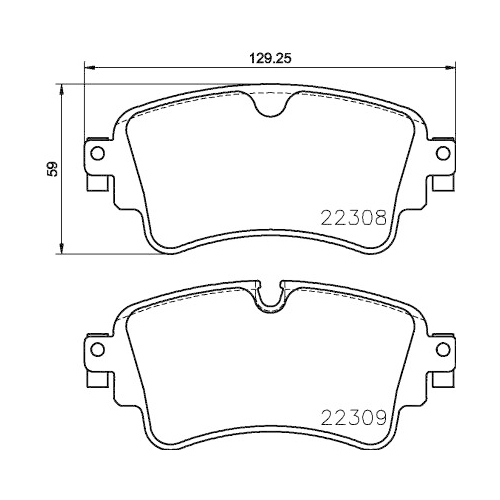 BREMBO Bremsbelagsatz, Scheibenbremse PRIME LINE