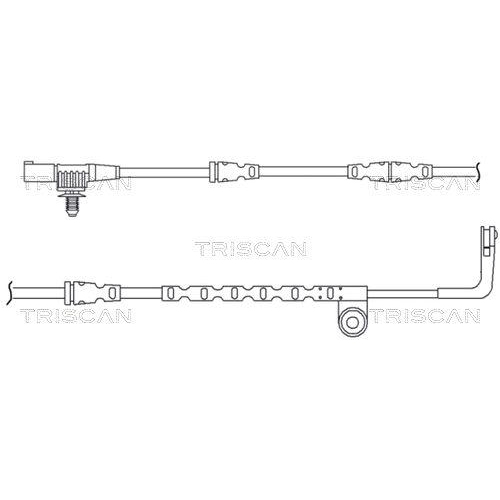 TRISCAN Warnkontakt, Bremsbelagverschlei&szlig;