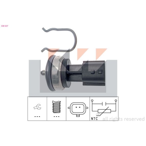 KW Sensor, Kühlmitteltemperatur Made in Italy - OE Equivalent