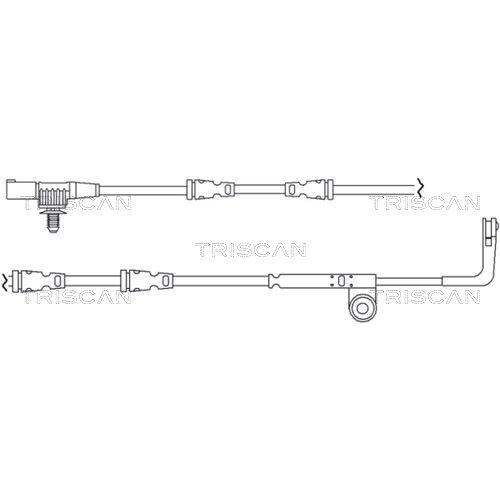 TRISCAN Warnkontakt, Bremsbelagverschlei&szlig;