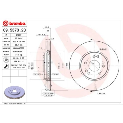 BREMBO Bremsscheibe PRIME LINE