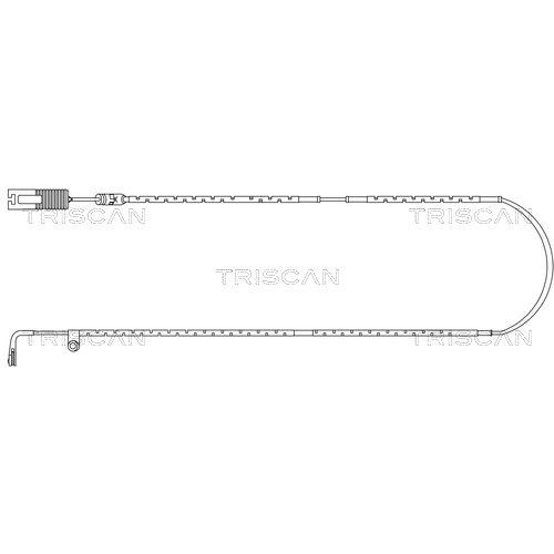 TRISCAN Warnkontakt, Bremsbelagverschlei&szlig;