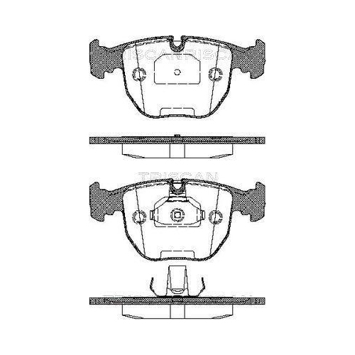 TRISCAN Bremsbelagsatz, Scheibenbremse