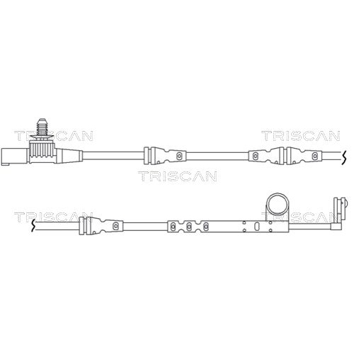 TRISCAN Warnkontakt, Bremsbelagverschleiß