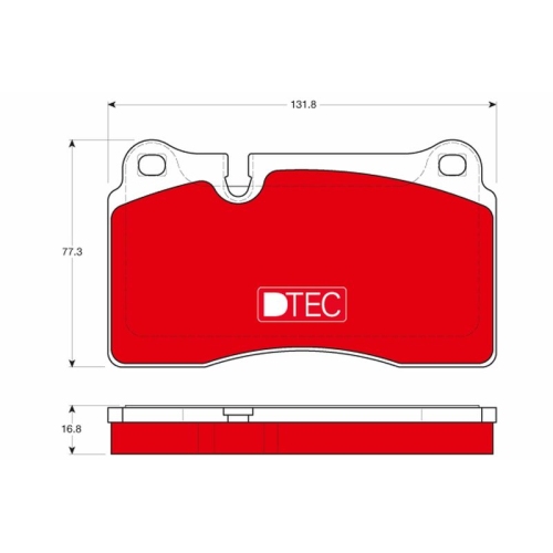 TRW Bremsbelagsatz, Scheibenbremse DTEC COTEC