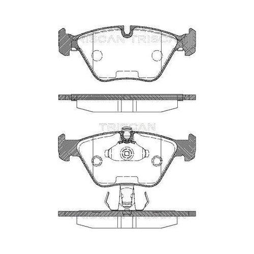 TRISCAN Bremsbelagsatz, Scheibenbremse
