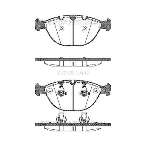 TRISCAN Bremsbelagsatz, Scheibenbremse