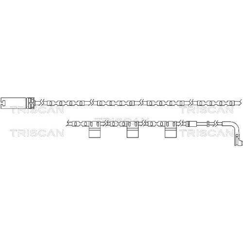 TRISCAN Warnkontakt, Bremsbelagverschleiß