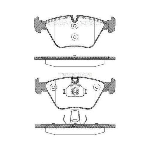 TRISCAN Bremsbelagsatz, Scheibenbremse