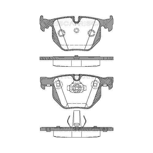 TRISCAN Bremsbelagsatz, Scheibenbremse