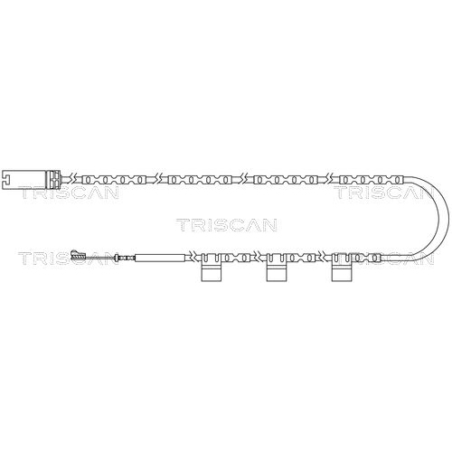 TRISCAN Warnkontakt, Bremsbelagverschleiß
