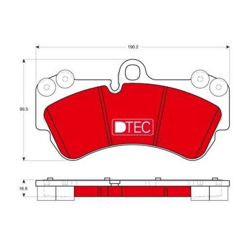 TRW Bremsbelagsatz, Scheibenbremse DTEC COTEC