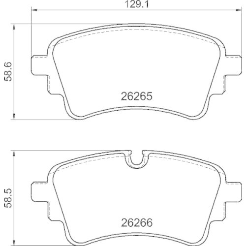 BREMBO Bremsbelagsatz, Scheibenbremse PRIME LINE