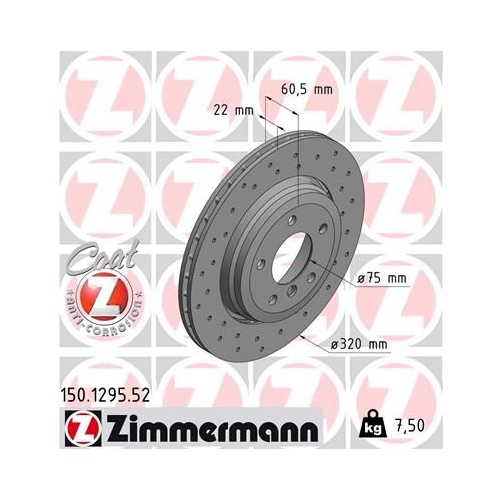 ZIMMERMANN Bremsscheibe SPORT Z