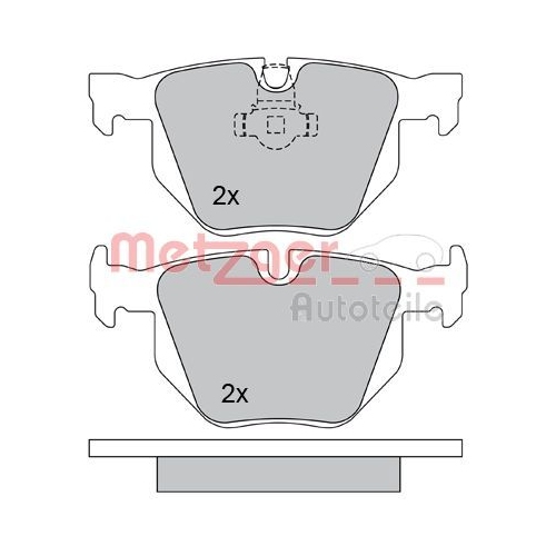 METZGER Bremsbelagsatz, Scheibenbremse