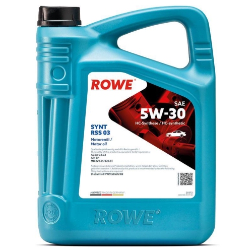 ROWE Motoröl HIGHTEC SYNT RSS 03 SAE 5W-30 (20372)