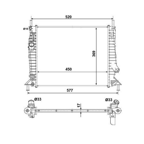 NRF Kühler, Motorkühlung EASY FIT