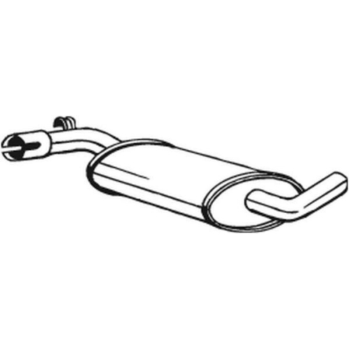 BOSAL Mittelschalld&auml;mpfer