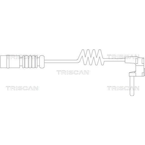 TRISCAN Warnkontakt, Bremsbelagverschlei&szlig;