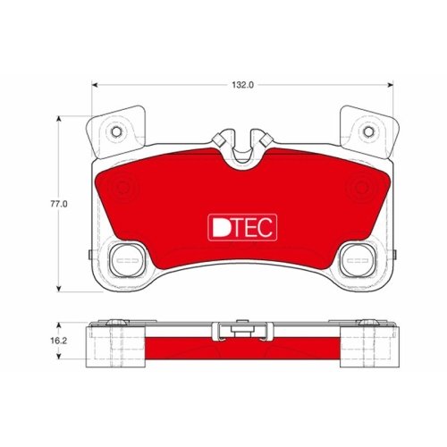 TRW Bremsbelagsatz, Scheibenbremse DTEC COTEC