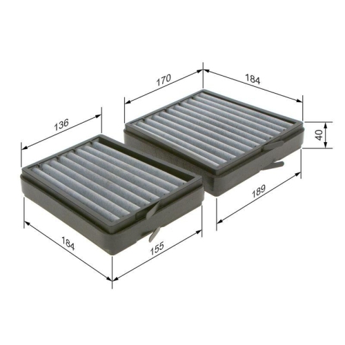 BOSCH Filter, Innenraumluft