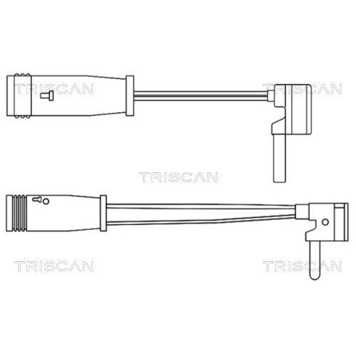 TRISCAN Warnkontakt, Bremsbelagverschlei&szlig;