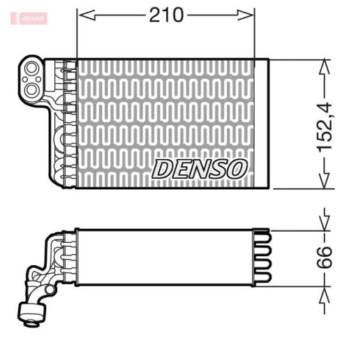 DENSO Verdampfer, Klimaanlage