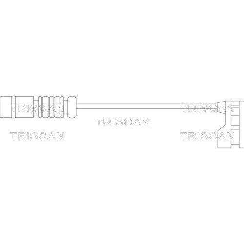 TRISCAN Warnkontakt, Bremsbelagverschlei&szlig;