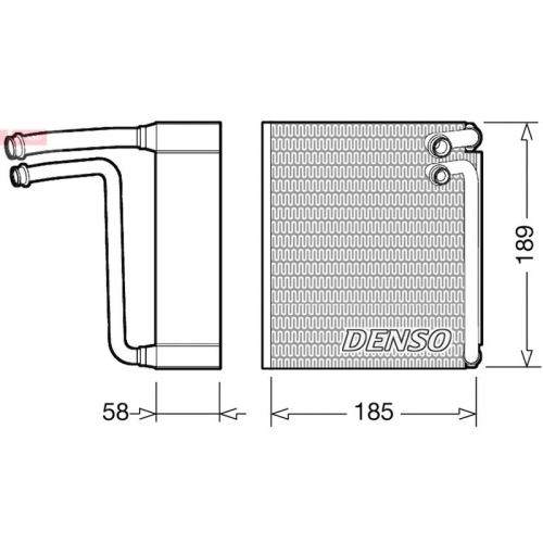 DENSO Verdampfer, Klimaanlage