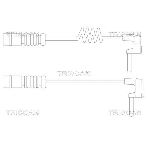 TRISCAN Warnkontakt, Bremsbelagverschlei&szlig;