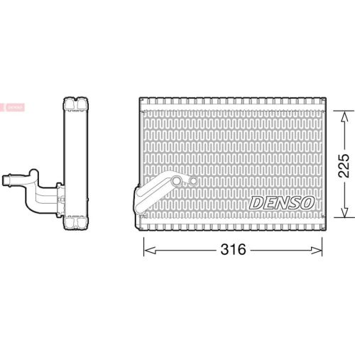 DENSO Verdampfer, Klimaanlage