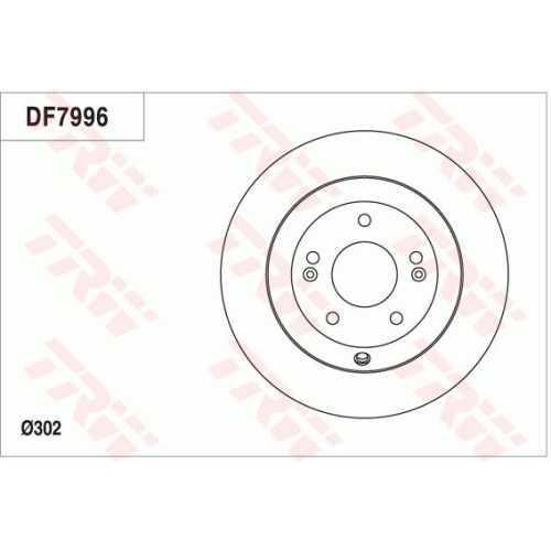 TRW Bremsscheibe