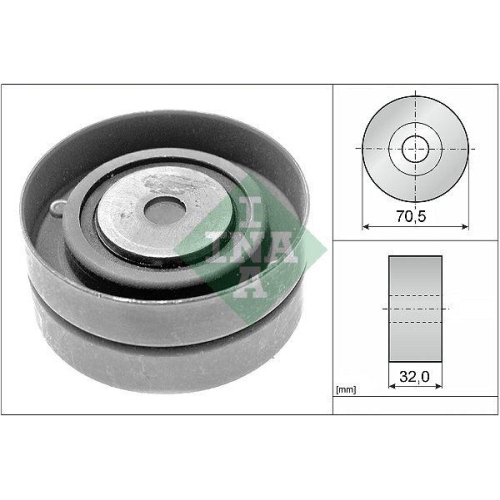 Schaeffler INA Umlenk-/Führungsrolle, Zahnriemen