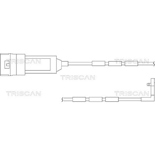 TRISCAN Warnkontakt, Bremsbelagverschleiß