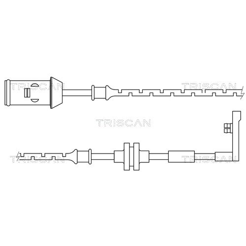 TRISCAN Warnkontakt, Bremsbelagverschleiß