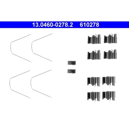 ATE Zubehörsatz, Scheibenbremsbelag