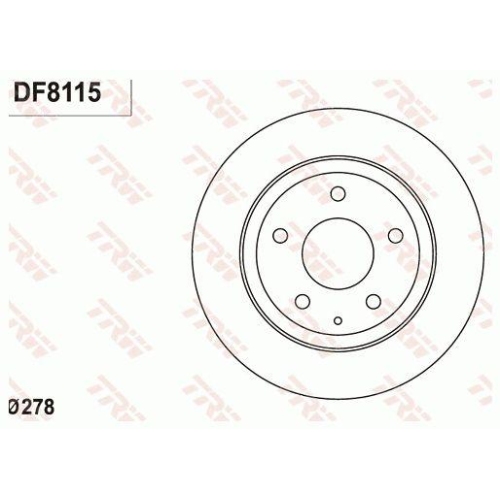 TRW Bremsscheibe