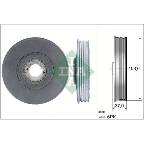 Schaeffler INA Riemenscheibe, Kurbelwelle