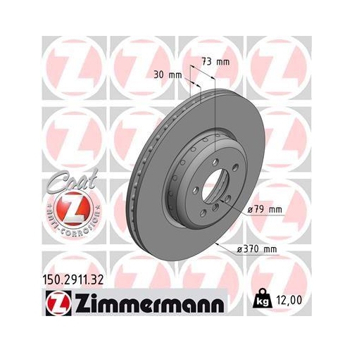 ZIMMERMANN Bremsscheibe FORMULA F