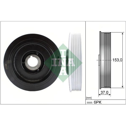 Schaeffler INA Riemenscheibe, Kurbelwelle