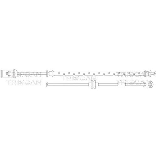 TRISCAN Warnkontakt, Bremsbelagverschleiß