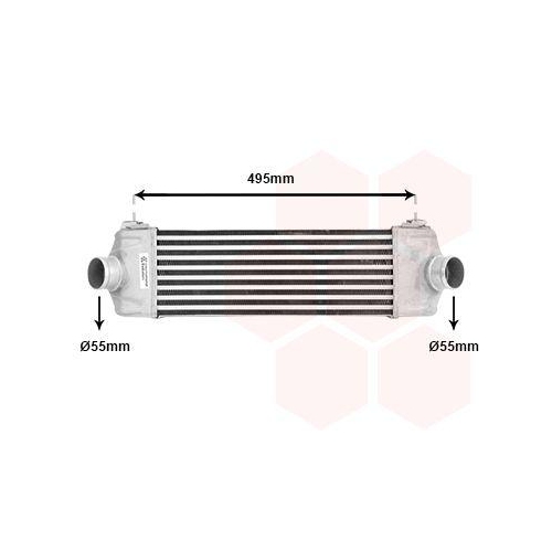 VAN WEZEL Ladeluftkühler