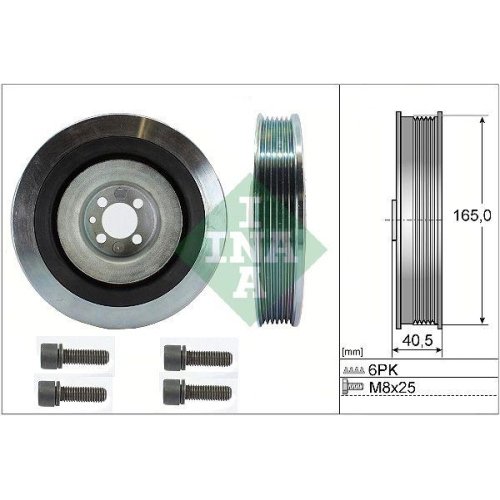 Schaeffler INA Riemenscheibensatz, Kurbelwelle